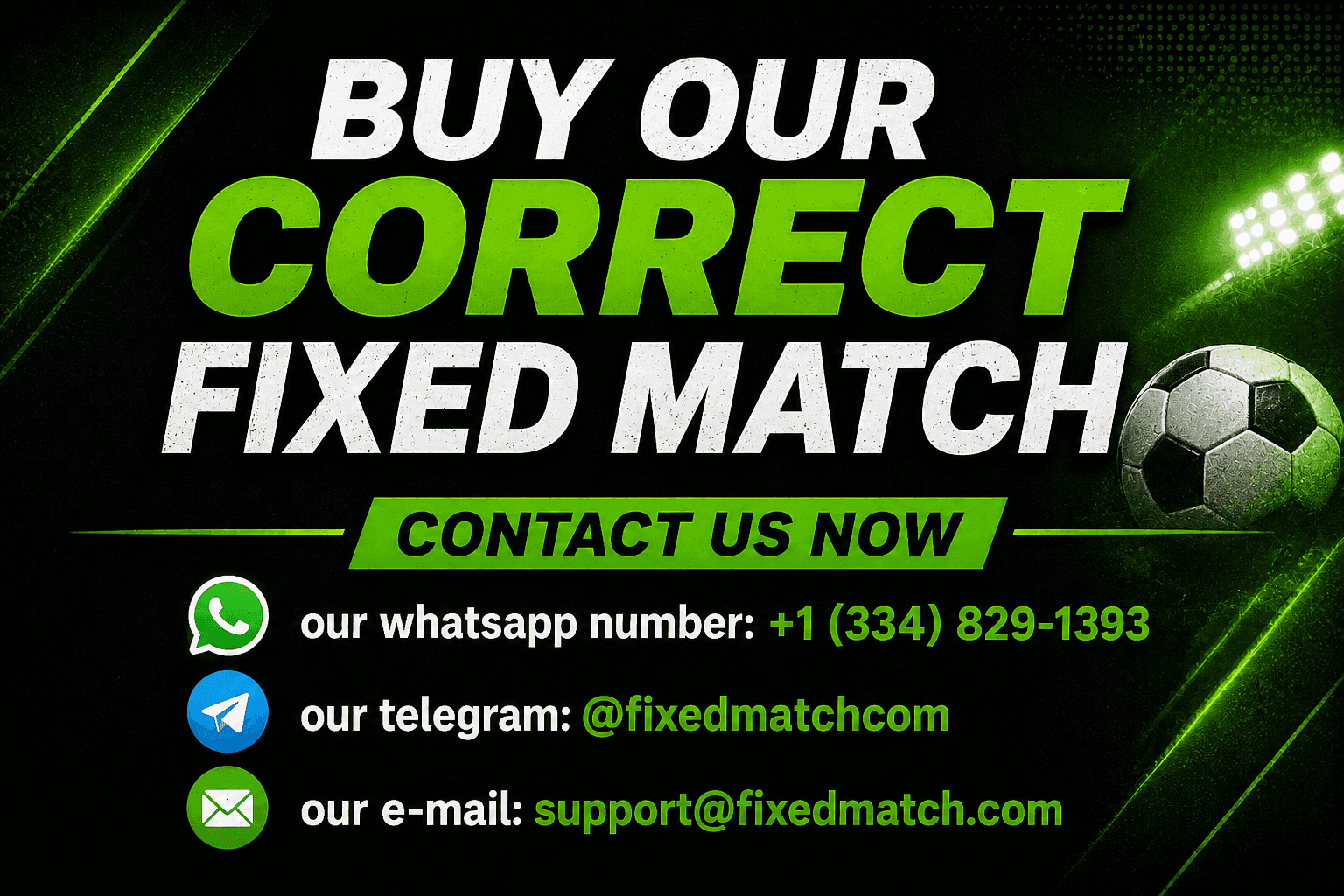 Betting ticket for Correct Fixed Match 29nd August