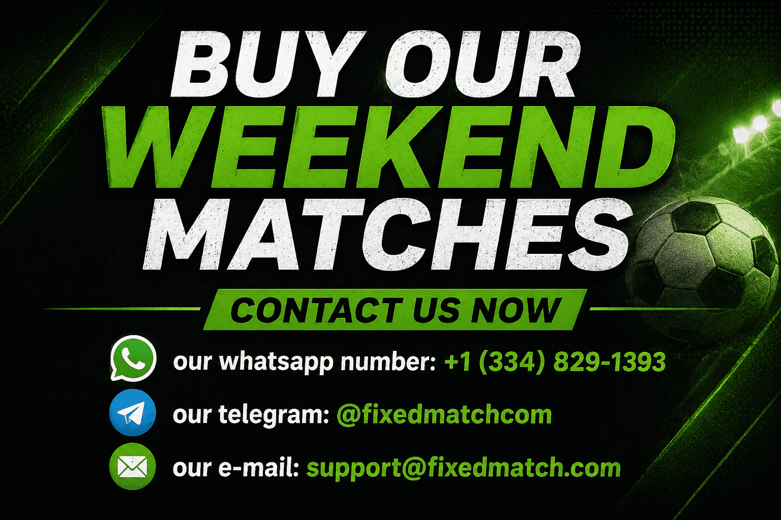 Betting ticket for Fixed Match Half time Full time for Weekend
