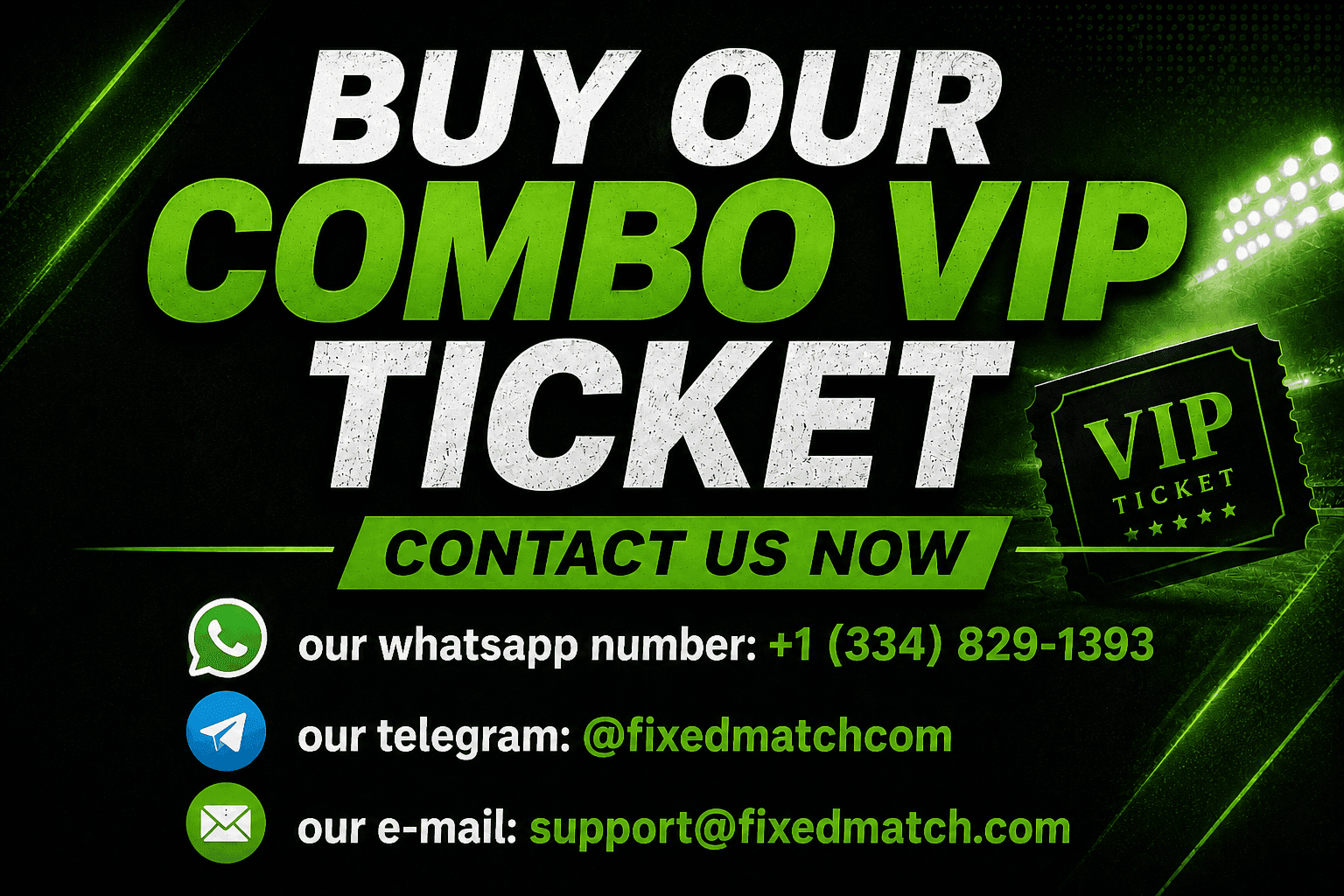 Betting ticket for Combo VIP Ticket