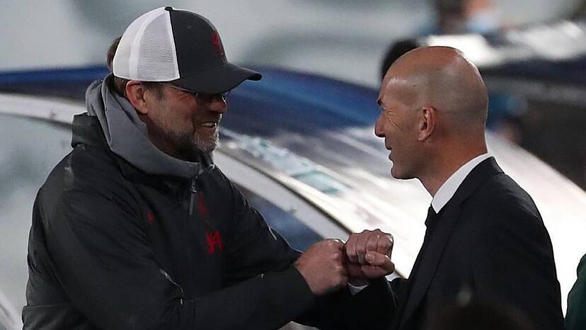 Zidane France Coach and Klopp Germany Coach