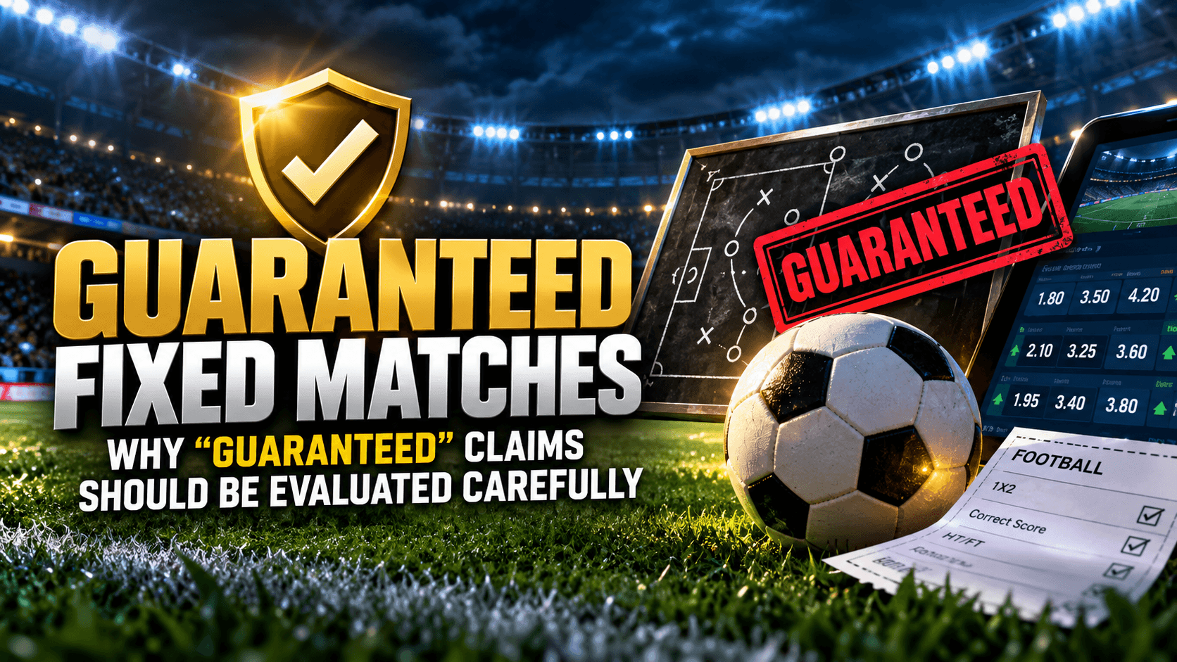 Guaranteed Fixed Matches: Why “Guaranteed” Claims Should Be Evaluated Carefully